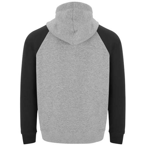 gris chiné/negro Sudadera con capucha bicolor infantil de 280 g/m² Badet