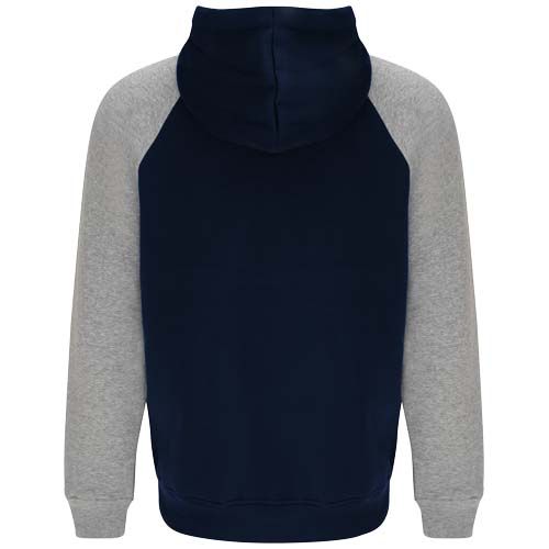 azul marino/gris chiné Sudadera con capucha bicolor infantil de 280 g/m²