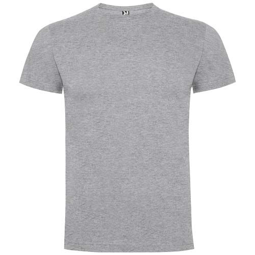 gris chiné Camiseta de manga corta para hombre