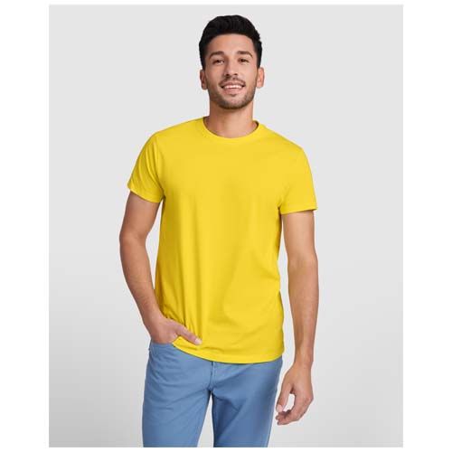 rosa vivo Camiseta de manga corta para hombre