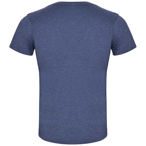 azul denim chiné Camiseta de manga corta para hombre
