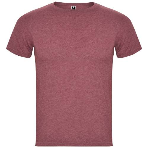 moteado de color granate Camiseta de manga corta para hombre