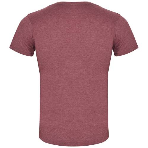 moteado de color granate Camiseta de manga corta para hombre