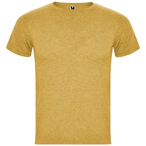 mostaza moteada amarilla Camiseta de manga corta para hombre