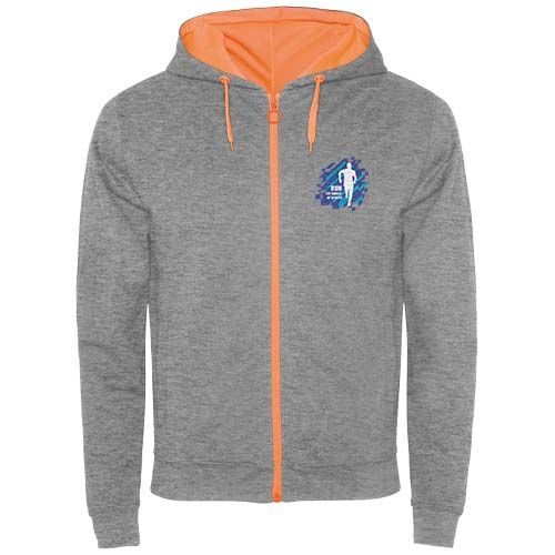 gris chiné Chaqueta sudadera unisex Fuji