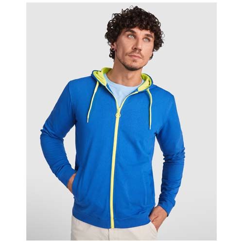 azulón/amarillo fluo Chaqueta sudadera unisex