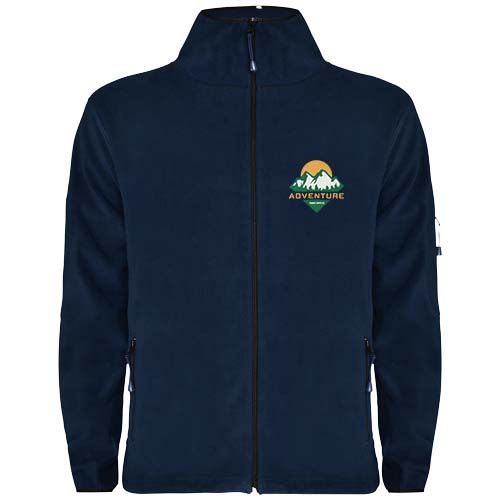 azul marino Sudadera polar con cremallera completa para hombre Luciane