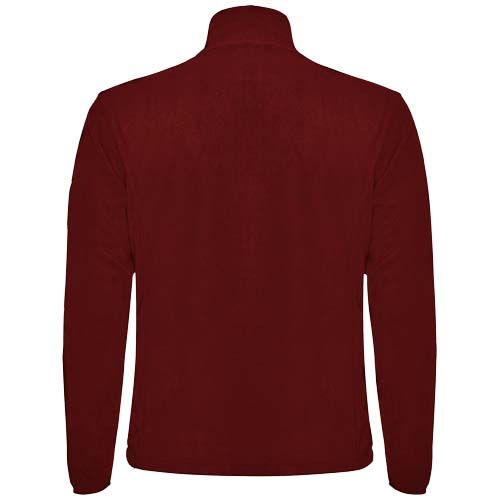 granate Sudadera polar con cremallera completa para hombre Luciane