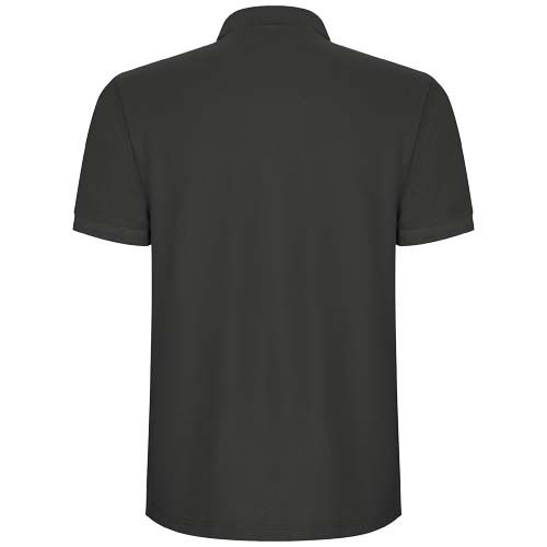 gris plomo oscuro Polo de manga corta para hombre