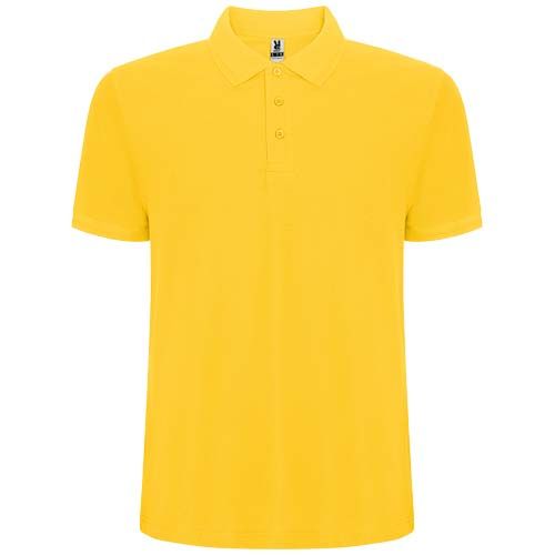 yellow Polo de manga corta para hombre de 220 g/m² Pegaso Premium