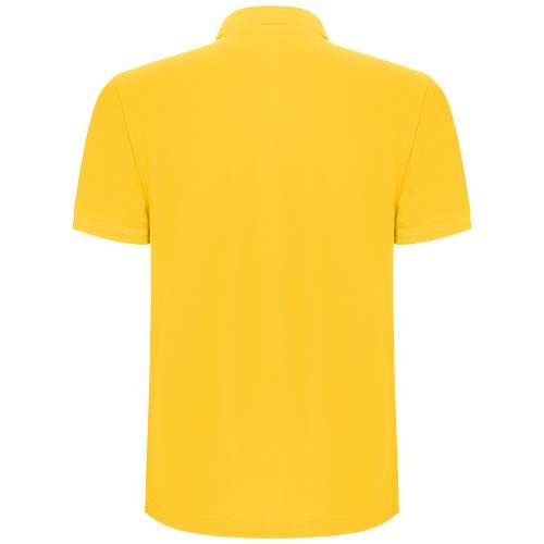 yellow Polo de manga corta para hombre de 220 g/m² Pegaso Premium