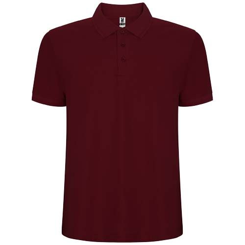 granate Polo de manga corta para hombre