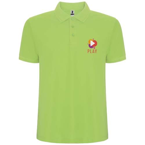 verde menta Polo de manga corta infantil
