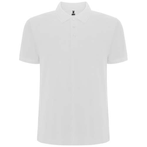 white Polo de manga corta infantil