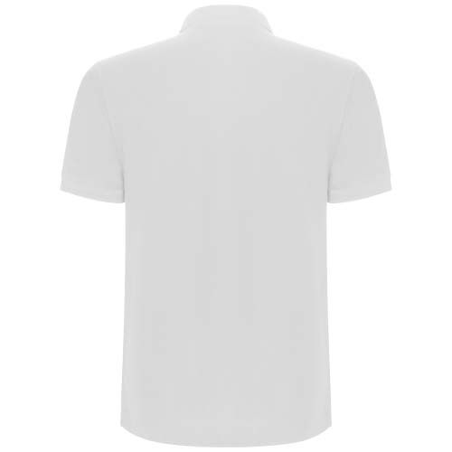 white Polo de manga corta infantil