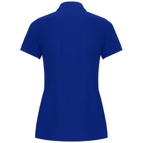 blue Polo de manga corta para mujer de 220 g/m²