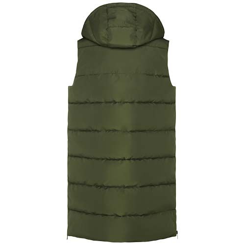 verde militar Chaleco con aislamiento para mujer