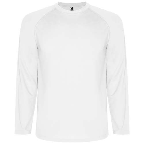 white Camiseta deportiva infantil Montecarlo de manga larga