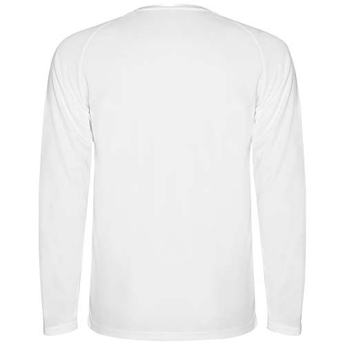 white Camiseta deportiva infantil Montecarlo de manga larga