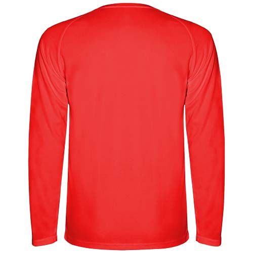 red Camiseta deportiva infantil Montecarlo de manga de 150 g/m² larga