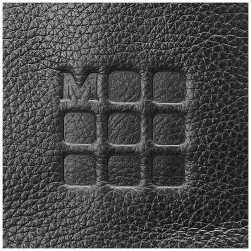 black Mochila de piel