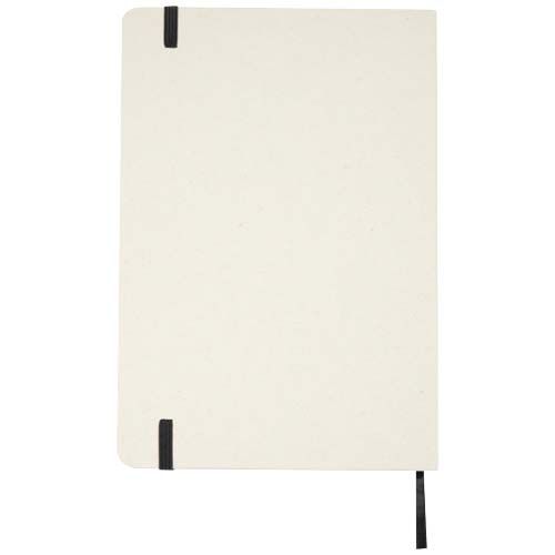 black Libreta reciclada A5 con páginas rayadas