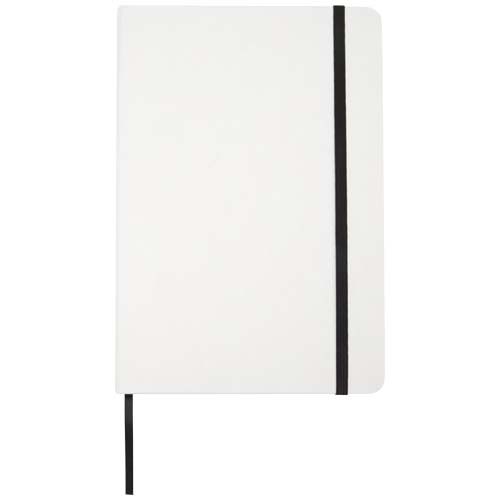 white Libreta de papel de piedra A5 con páginas rayadas