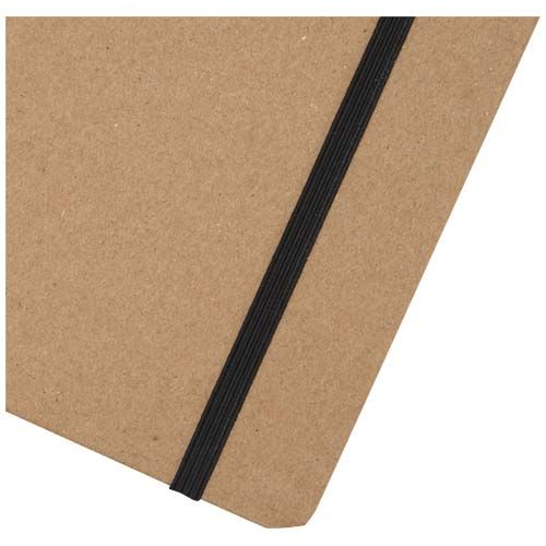beis Libreta de papel de piedra A5 con páginas rayadas