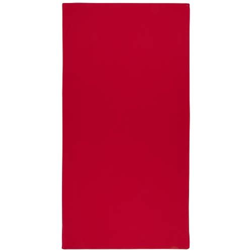 red Toalla de deporte de RPET de 50 x 100 cm
