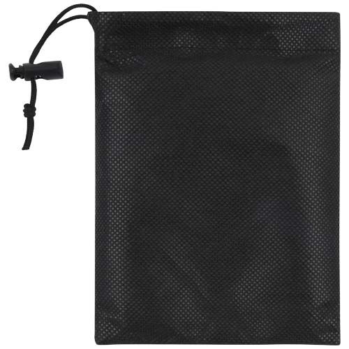 black Toalla de deporte de RPET de 50 x 100 cm