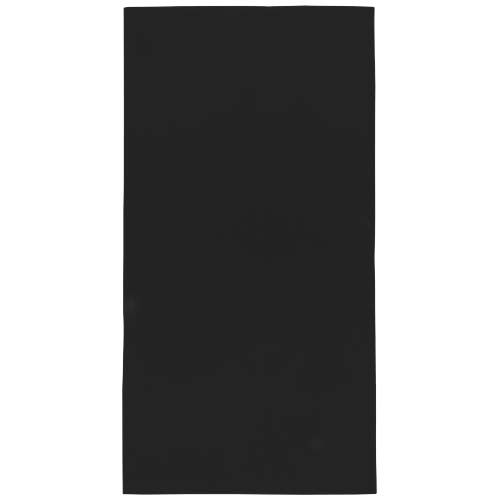 black Toalla de deporte de RPET de 70 x 140 cm