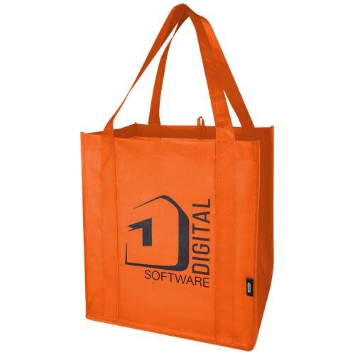 orange Bolsa tote non woven RPET con GRS de 29l “Liberty”
