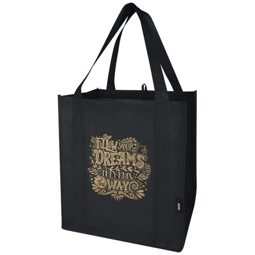 black Bolsa tote non woven RPET con GRS de 29l “Liberty”