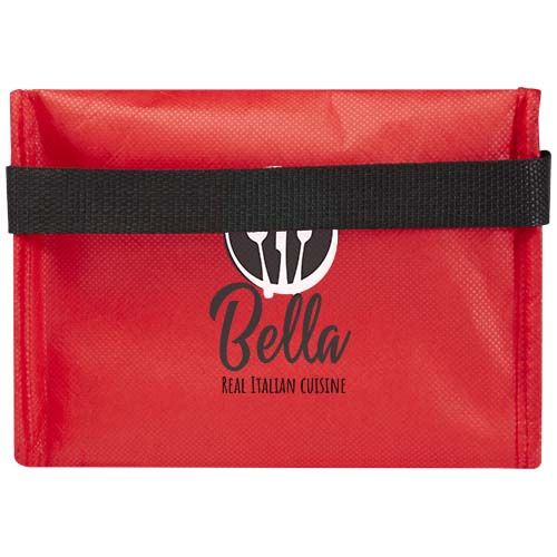 Bolsa isotérmica para 6 latas no tejida de material reciclado GRS de 4 l 