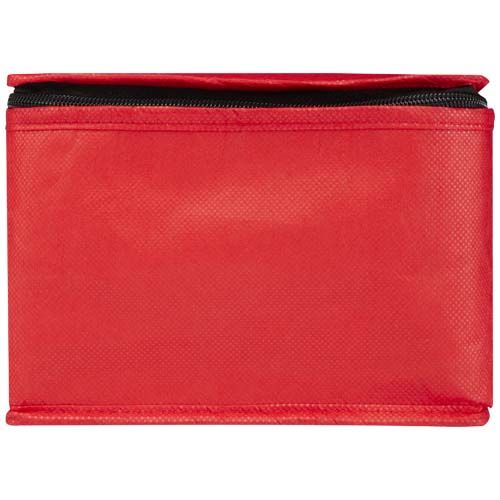 Bolsa isotérmica para 6 latas no tejida de material reciclado GRS de 4 l 