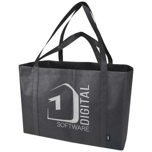 Bolsa Tote no tejida de material reciclado GRS extragrande de 65 l 