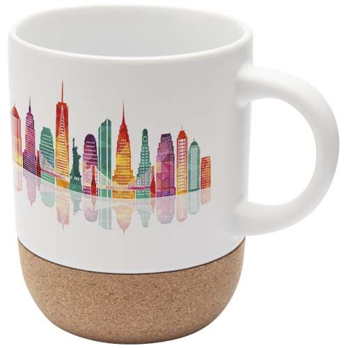 Mug Billie en céramique pour sublimation de 300 ml avec détails en liège - 2