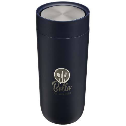 azul marino Vaso de acero inoxidable de 350 ml con certificado RCS