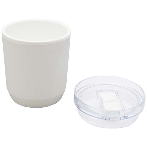 Vaso de doble pared de plástico reciclado de 180 ml 