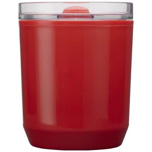 Vaso de doble pared de plástico reciclado de 180 ml 
