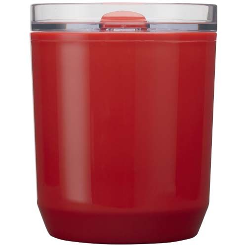 Vaso de doble pared de plástico reciclado de 180 ml 