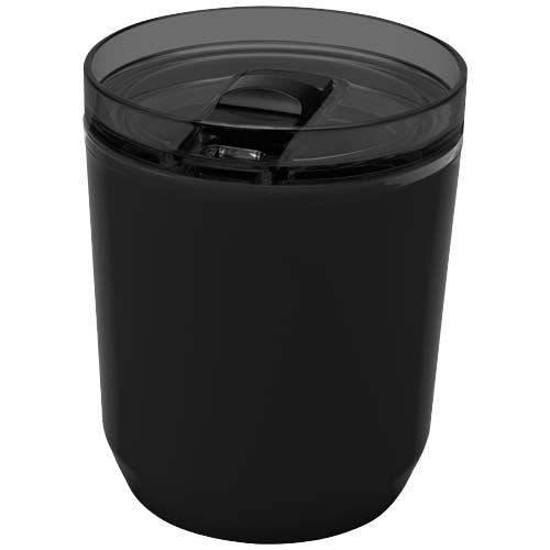 Vaso de doble pared de plástico reciclado de 180 ml 