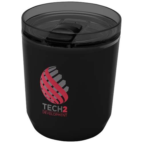 Vaso de doble pared de plástico reciclado de 180 ml 