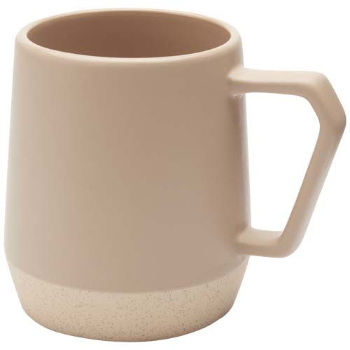 Taza de cerámica de 300 ml con acabado mate 