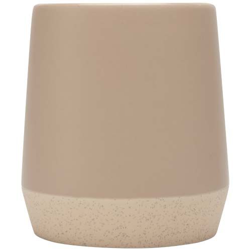 Taza de cerámica de 300 ml con acabado mate 