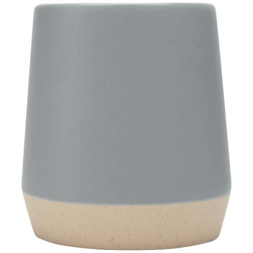 Taza de cerámica de 300 ml con acabado mate 