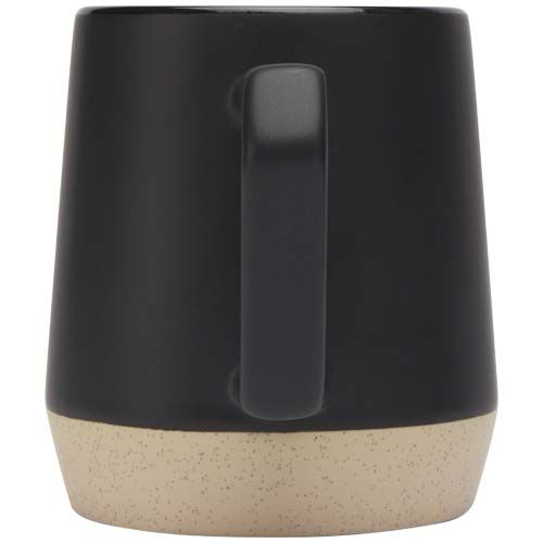 Taza de cerámica de 300 ml con acabado mate 