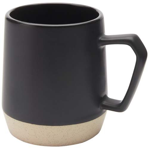 Taza de cerámica de 300 ml con acabado mate 