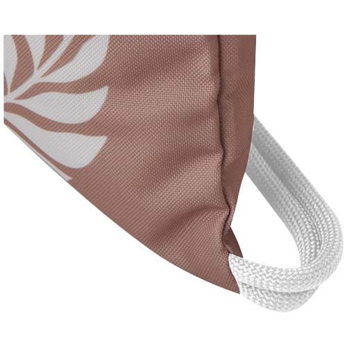 white Bolsa con cuerdas en sublimación