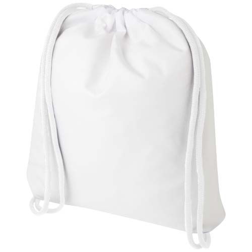 white Bolsa con cuerdas en sublimación